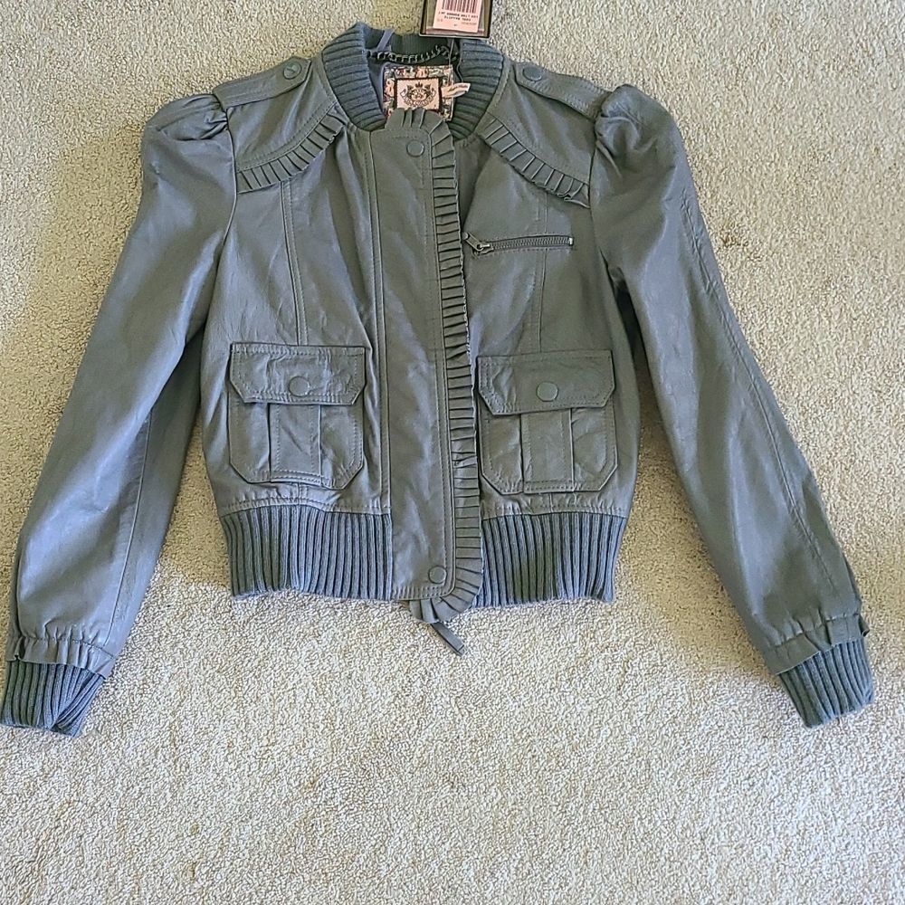 Juicy couture leather jacket
